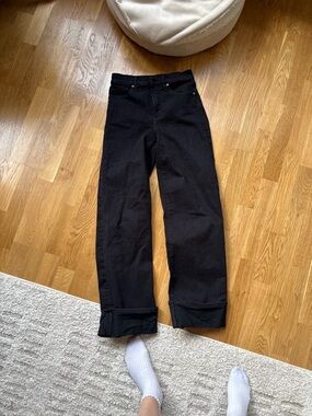 Express Black Women's Straight Leg Jeans